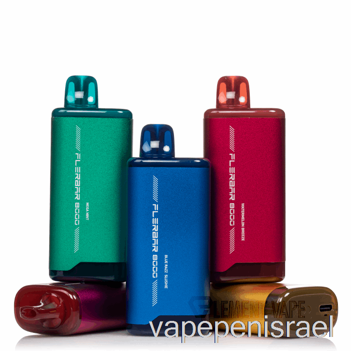 חד פעמי Vape Israel Flerbar 8000 חד פעמי מנטה לימון